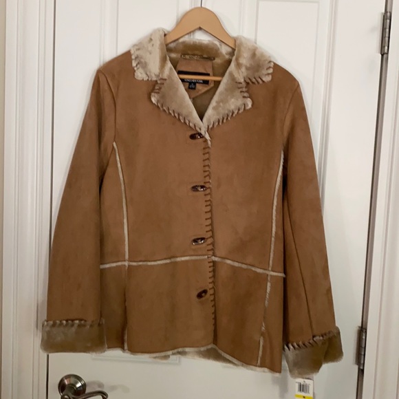 Jones New York suede coat. - Picture 1 of 3